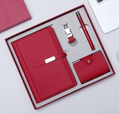A5 Notebook +Pen+Card holder+Keychain