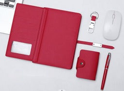 A5 Notebook +Pen+Card holder+Keychain
