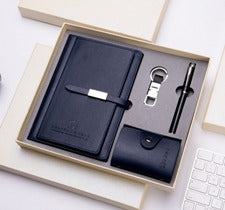 A5 Notebook +Pen+Card holder+Keychain