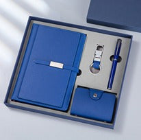 A5 Notebook +Pen+Card holder+Keychain