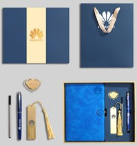 A5 Notebook + Pen+Refills+Book clip, bookmark