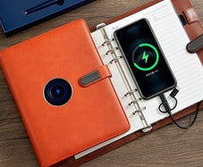 01 Wireless charger Not ebook+ 32G USB +Pen/Refils 8000mAh Power Bank