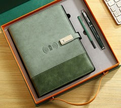 Wireless charger Not ebook+Pen/Refils+16G USB 8000mAh Power Bank