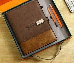 Wireless charger Not ebook+Pen/Refils+16G USB 8000mAh Power Bank