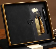 A5 Notebook + Pen+Refills+Book clip, bookmark