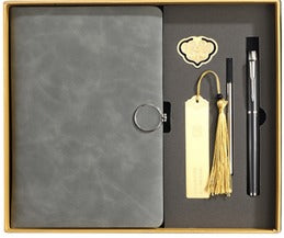 A5 Notebook + Pen+Refills+Book clip, bookmark